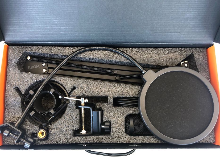 Microfone Gaming KROM KAPSULE HQ Streaming (NOVO)