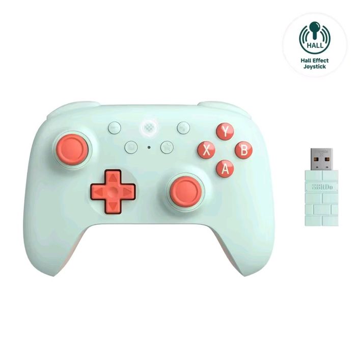 Bezprzewodowy 8BitDo Ultimate 2C Wireless Pad miętowy