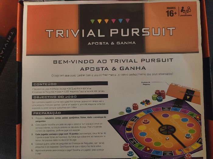 Trivial Pursuit Aposta e Ganha Novo/Embalado