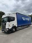 Scania R320  1 właściciel,solówka ,zabudowa 9,3x2.48x3h+winda,po kontrakcie serwis.