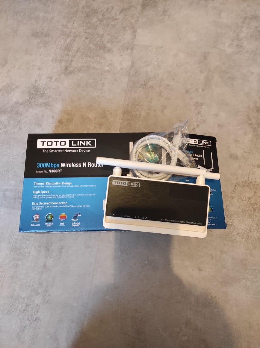 Router totolink N300RT WiFi 300mb/s 4x Lan