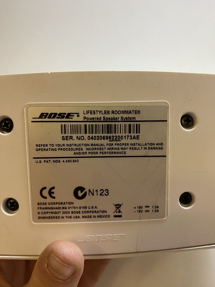 Bose Lifestyle RoomMate Powered Speaker! D433