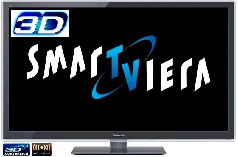 Tv Led 42 cale Panasonic Viera Full Hd 3D TX-L42ET5E 300Hz
