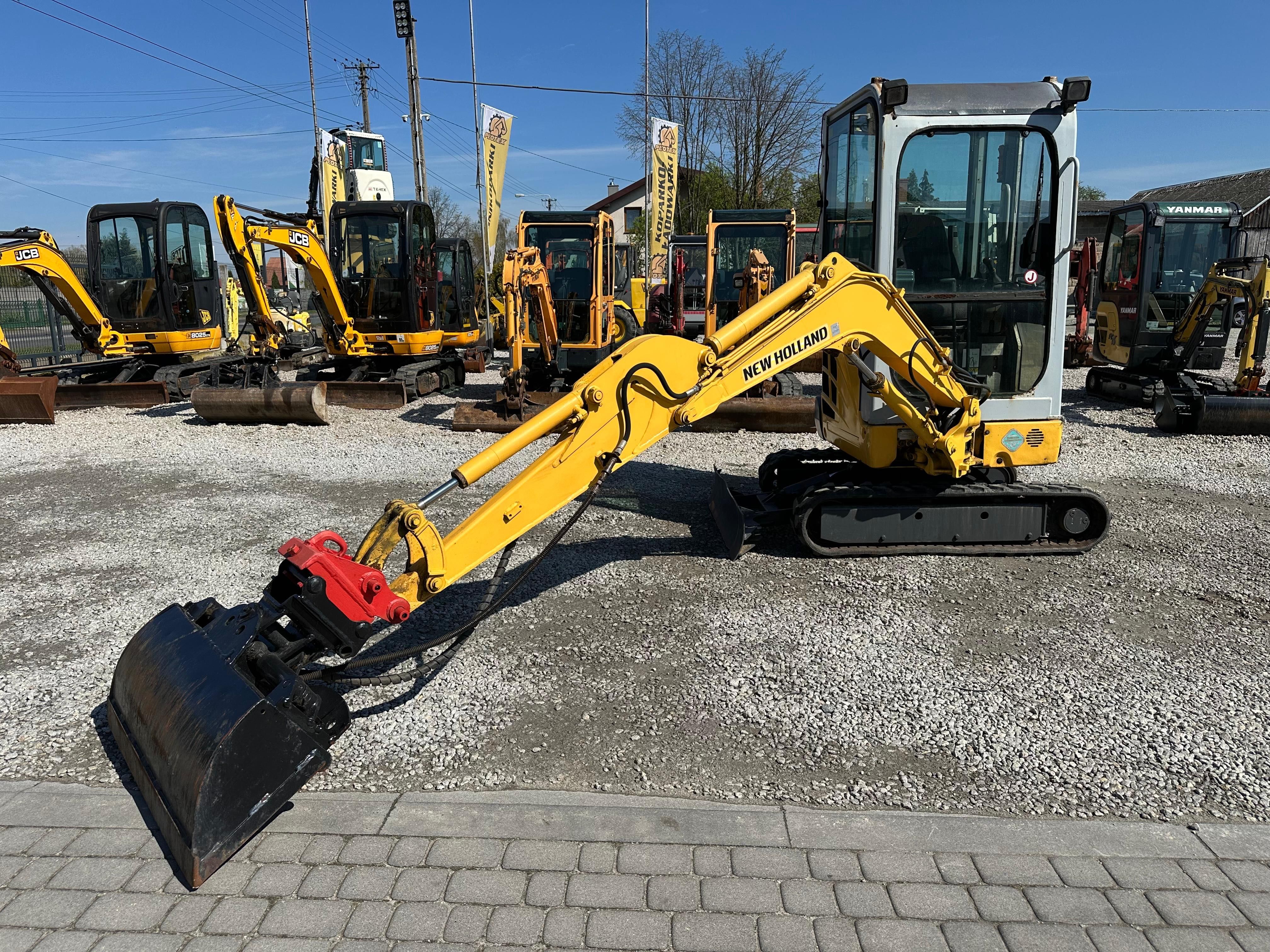 Mini koparka New Holland E18SR  z 2008r.  jak VIO 1,8t     sprowadzona