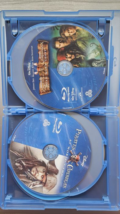 Piraci z Karaibów 1-5 Blu-ray PL boxset, kolekcja pięciu filmów