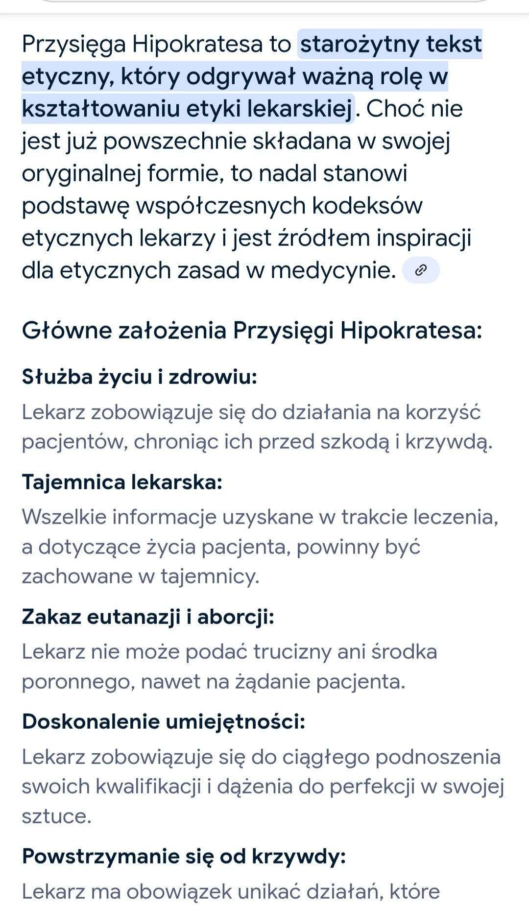 Przysięga Hipokratesa