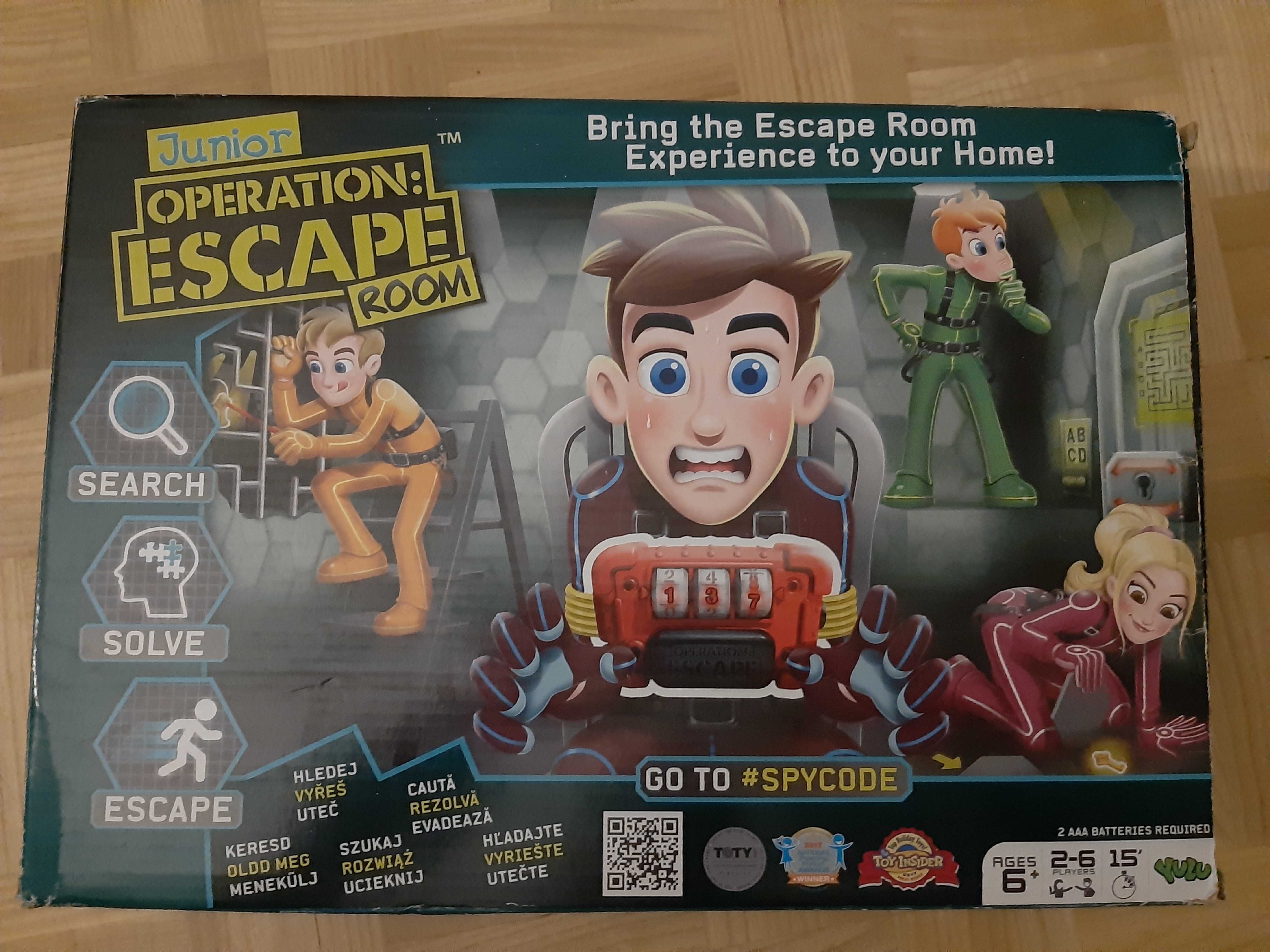 Gra operation Escape Room Junior dla dzieci