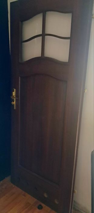 Drzwi drewniane z ościeżnica 2pary drzwi plus 1 ościeżnica