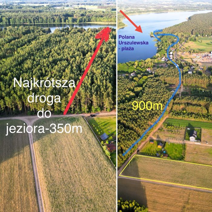 Działka budowlana z MPZP nad jeziorem 306 hektarów!