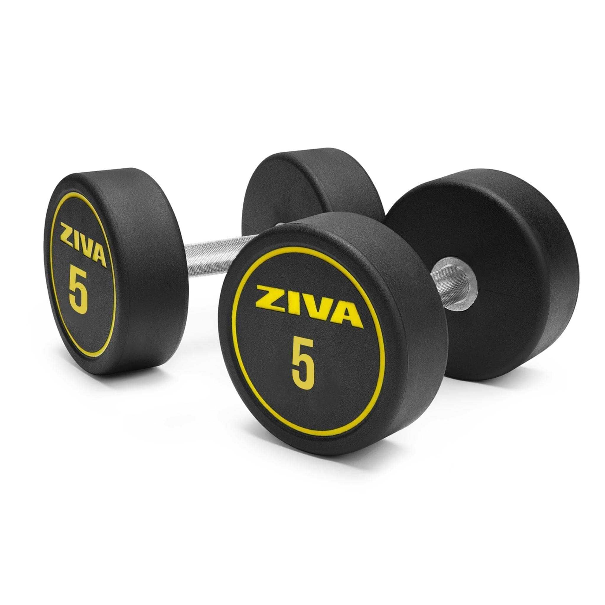 ZIVA Performance Zestaw hantli ogumowanych 1-10 kg (110 kg)