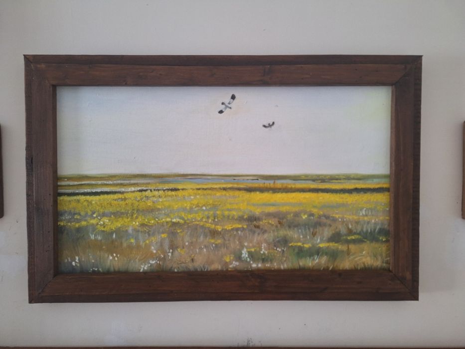 Kaczeńce ,obraz olejny