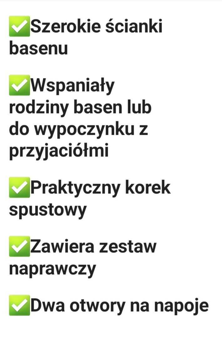 Basen Intex 229x229x66. Nowy z paragonem zakupu