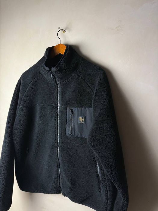 Оригінальна вінтажна teddy sherpa stussy, розмір l