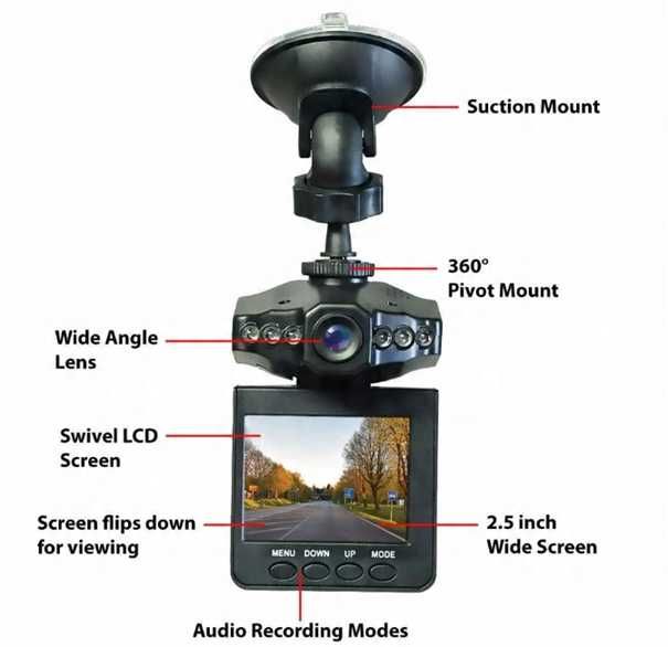 Sprzedam rejestrator samochodowy z ekranem marki DashCam Pro+