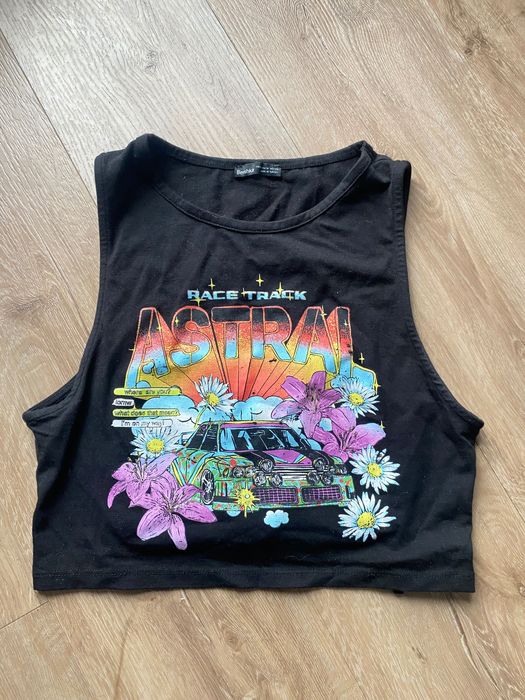 Top de costas abertas