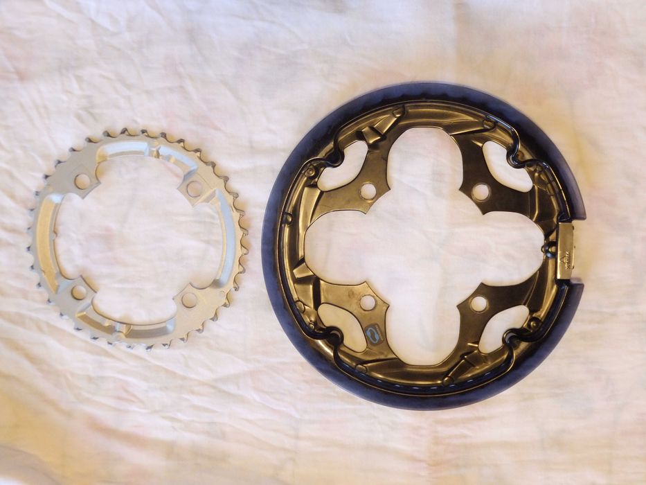 Tarcze blat zębatka Shimano SG-X 48T i 36T stal BCD 104 3x9/10  bdb