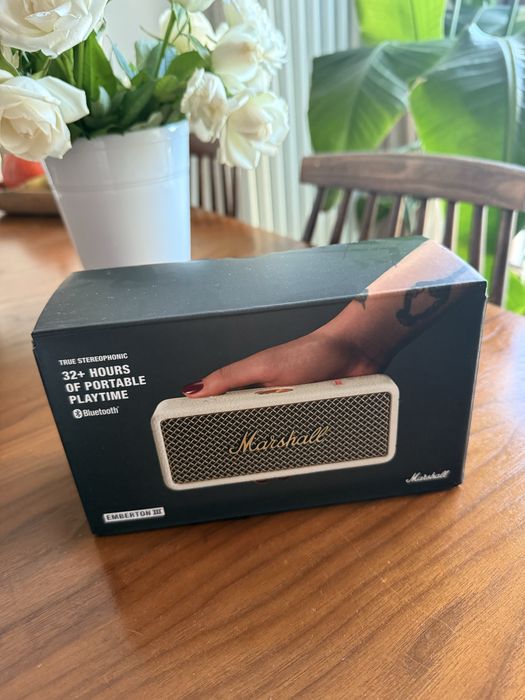 Nowy Głośnik MARSHALL Emberton III Kremowy