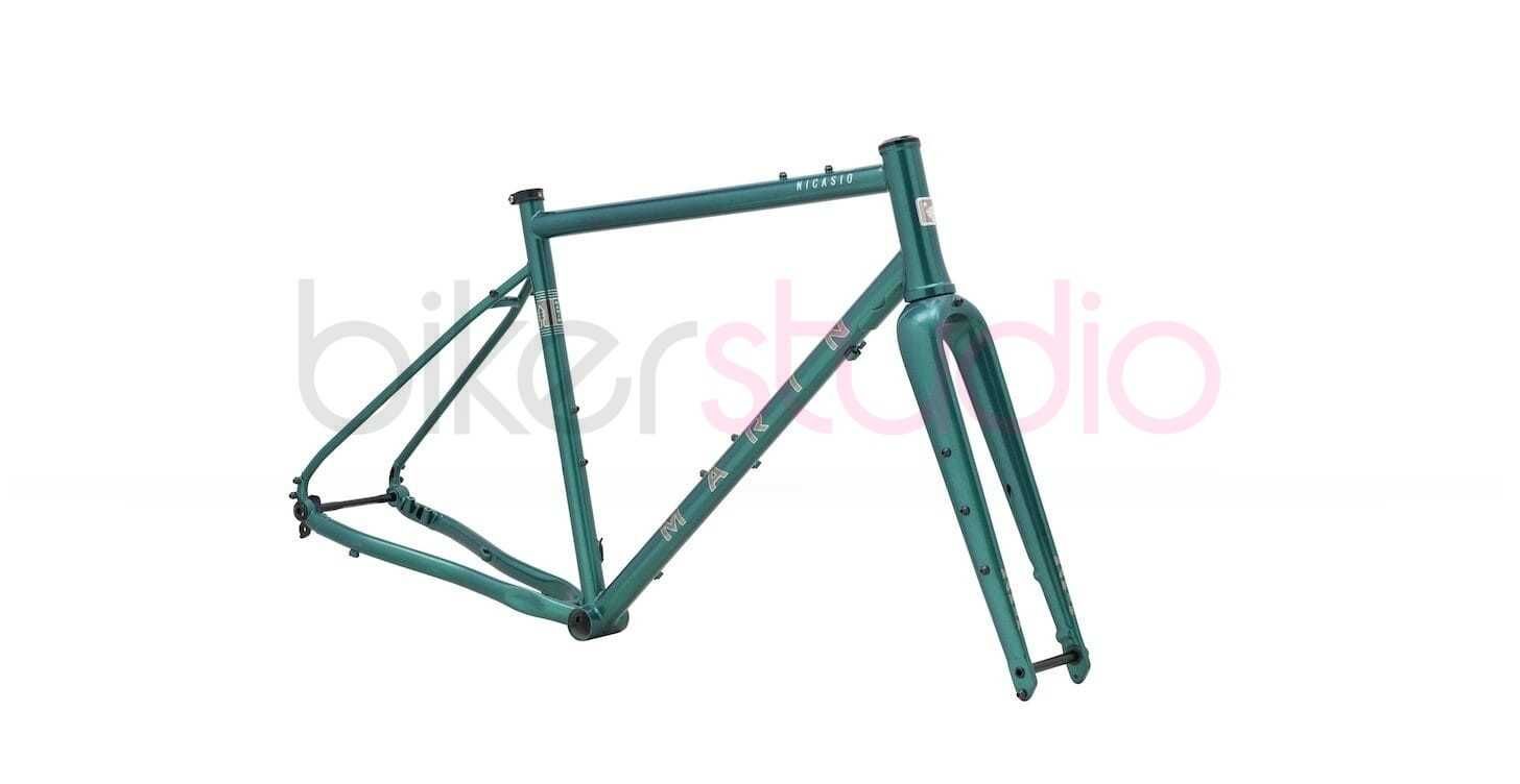 MARIN Nicasio 2 frameset CrMo + widelec carbon 50cm zielony