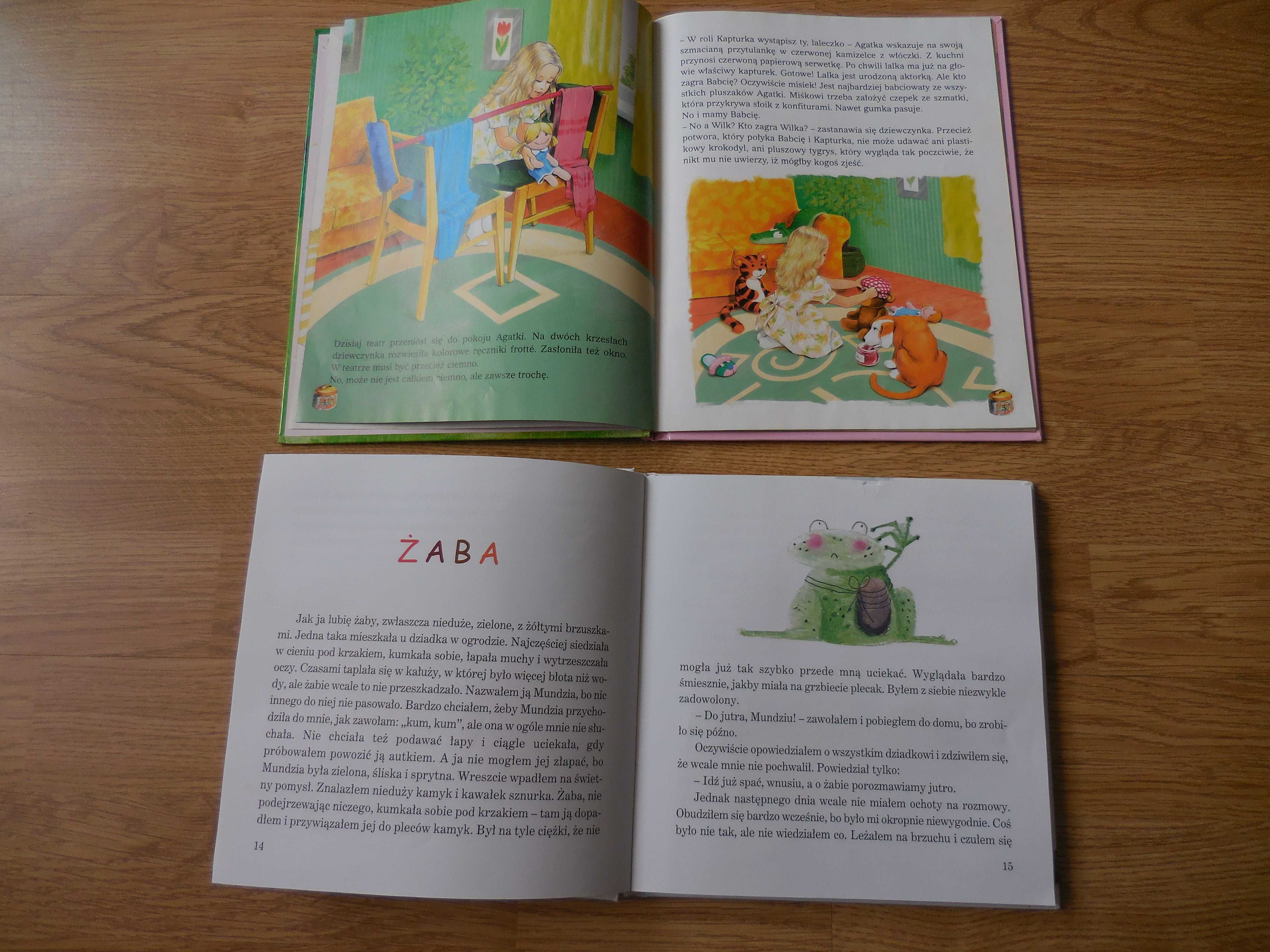 2 książki dla dzieci- Agatka - Piegowate opowiadania