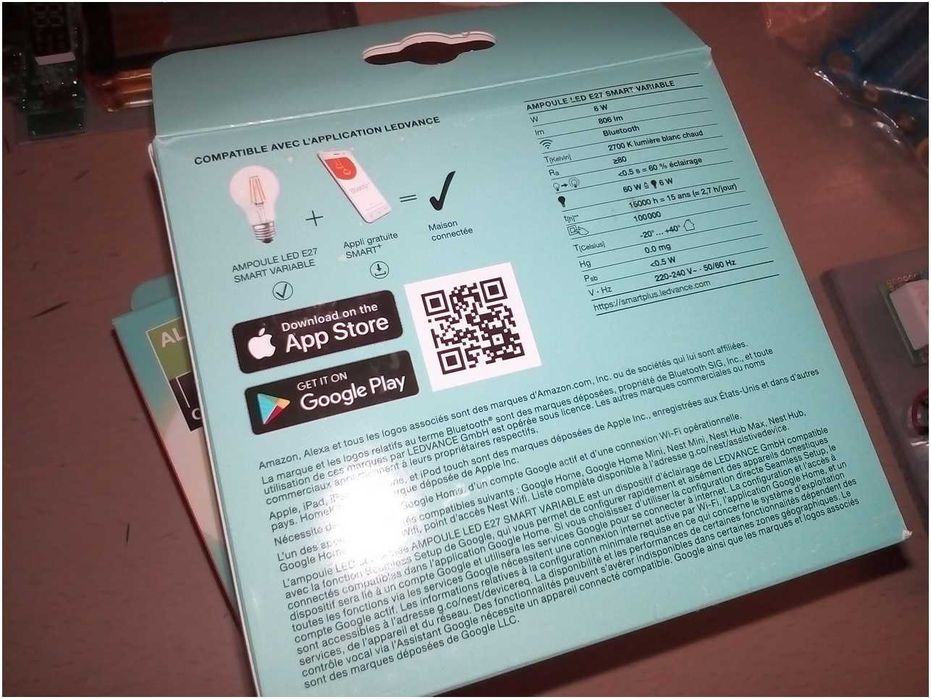 Новые LED лампы Ledvance с управлением по Bluetooth, цена за 4 шт