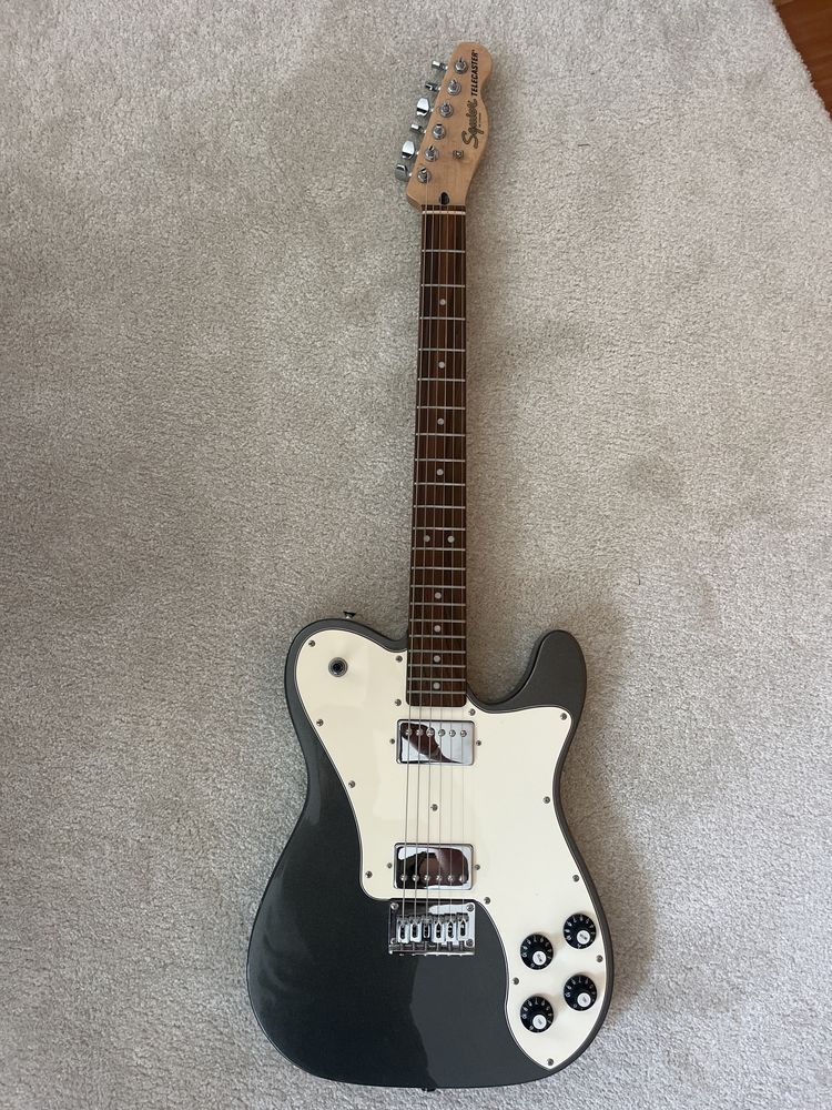 Fender Squier Telecaster Affinity Deluxe LRL Charcoal Frost Metallic