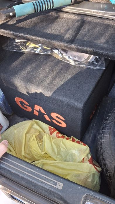 Комплект саб в коробі GAS MADB1-112 + усилитель UAUDIO Malva MVA-1200