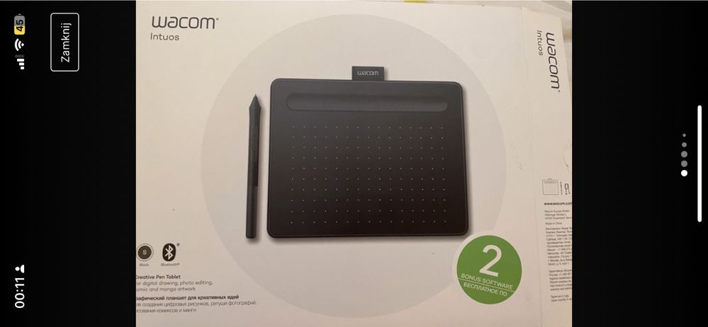 Tablet graficzny Wacom Intuos S