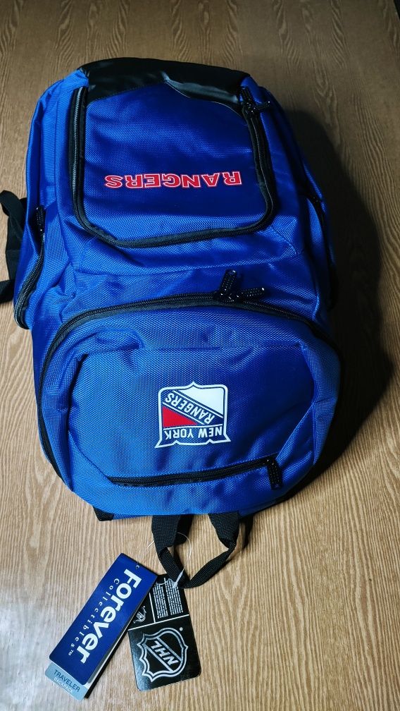 Рюкзак фирменный брендовый NHL New York Rangers