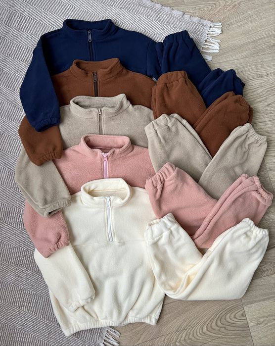 Теплий дитячий флісовий костюм 104, 110