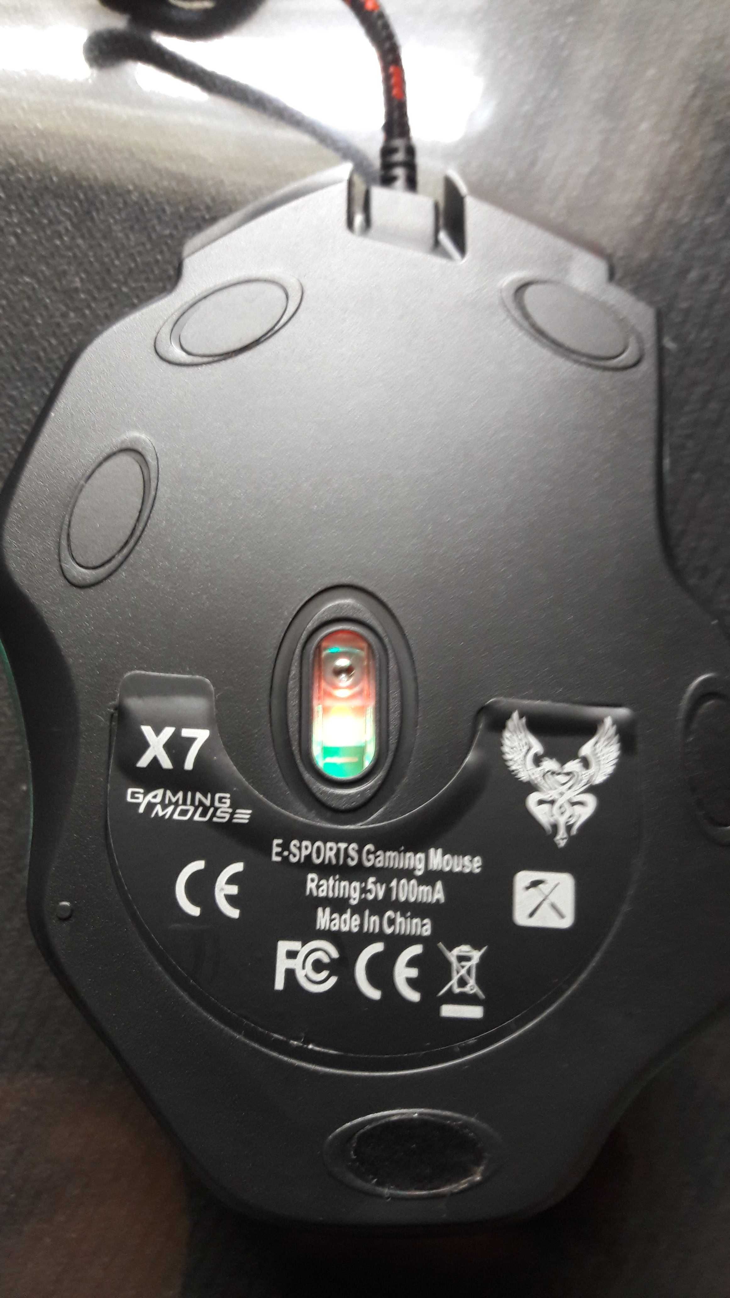 GAMING MOUSE X7 Геймерська комп'ютерна оптична мишка Ігрова