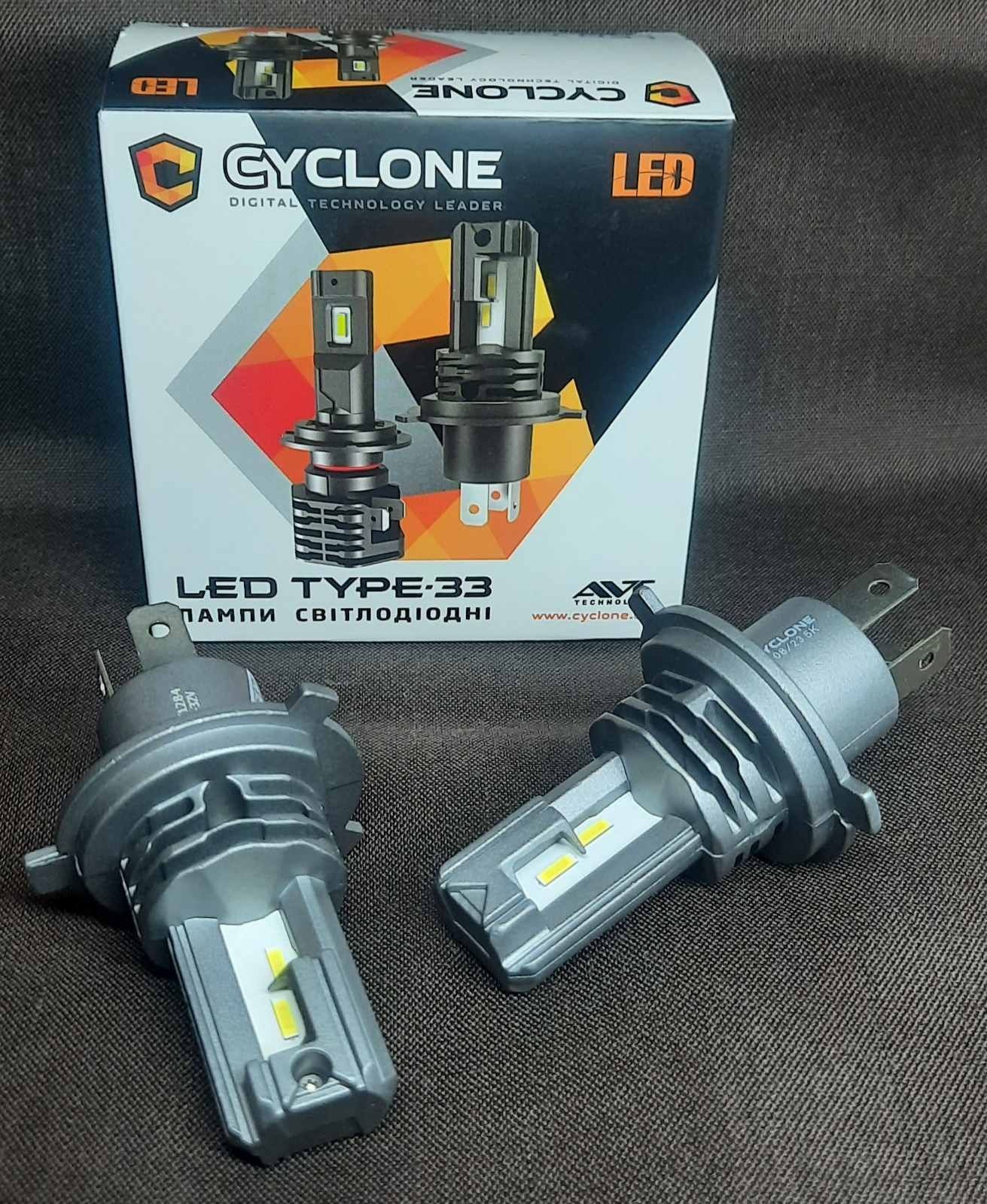 Led лампи Cyclone TYPE 33 H7/H4/H11/H27/H1 12\24 5000k