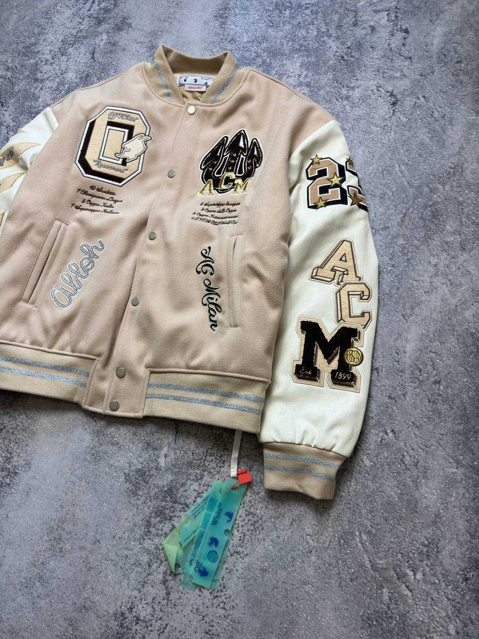 Бомбер Off White / Bomber Офф вайт