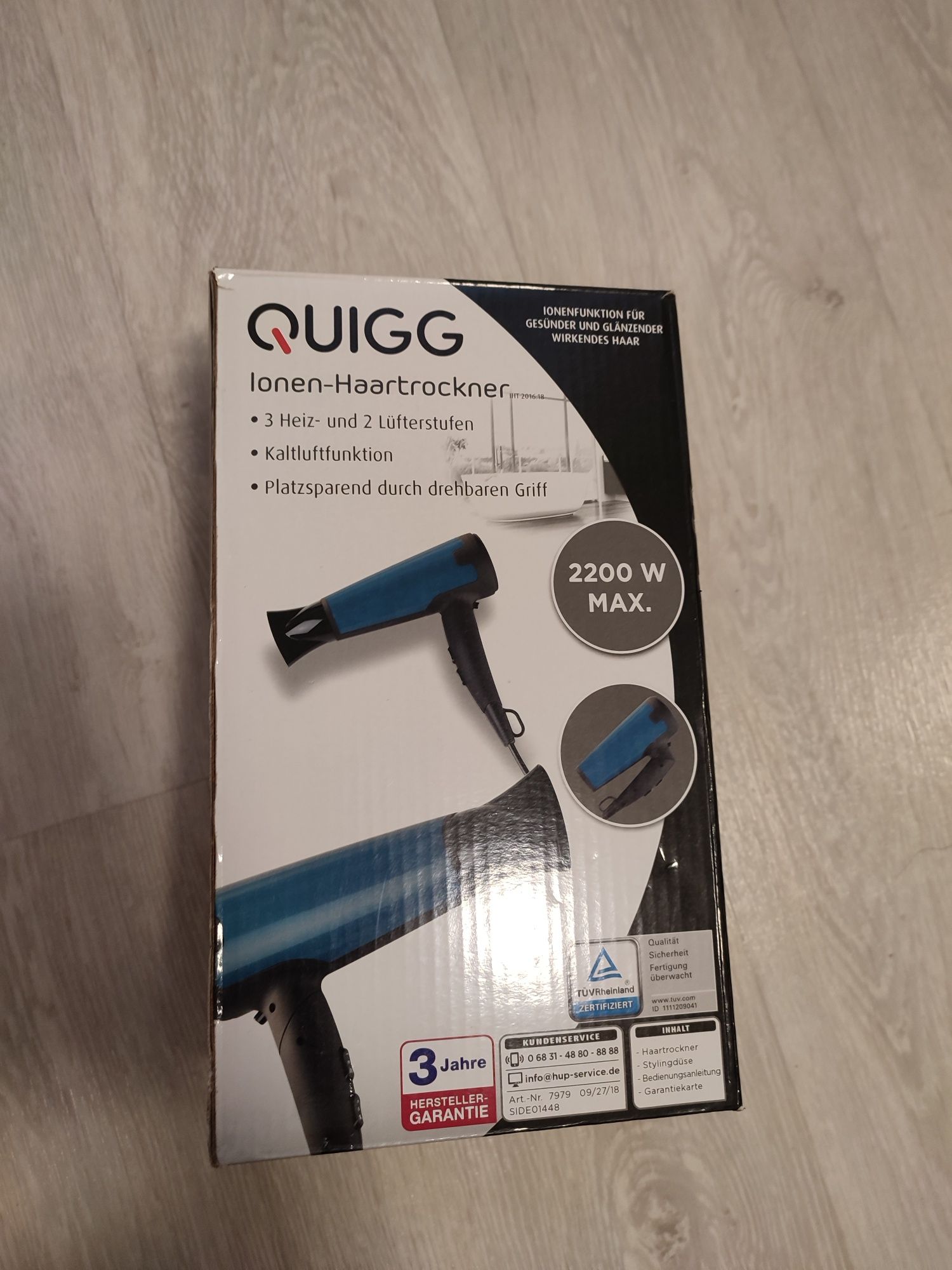 Фен Quigg lonen-haartrockner