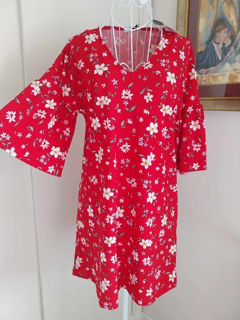 Vestido verão | Mango | vermelho | Tamanho XS | novo com etiqueta