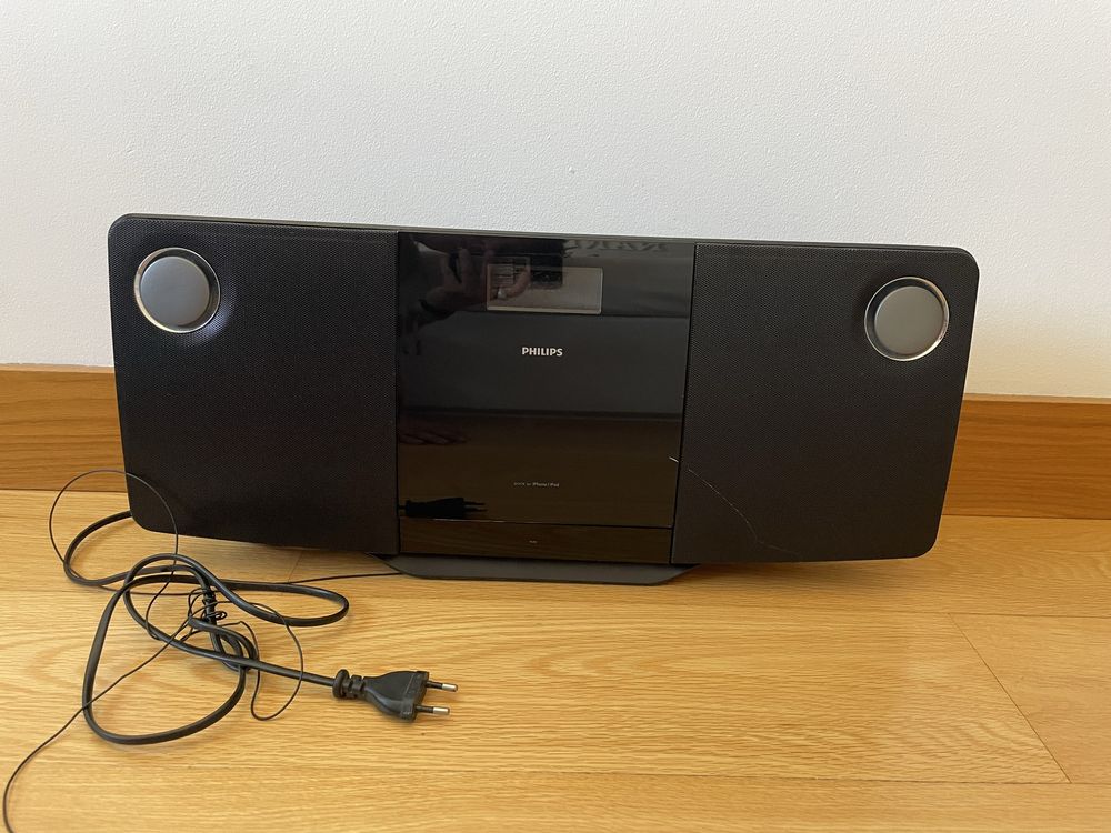 Radio com gira discos Philips