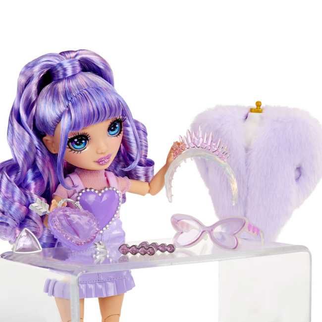 Rainbow high creative crystals Violet ідеальна коробка та обличчя