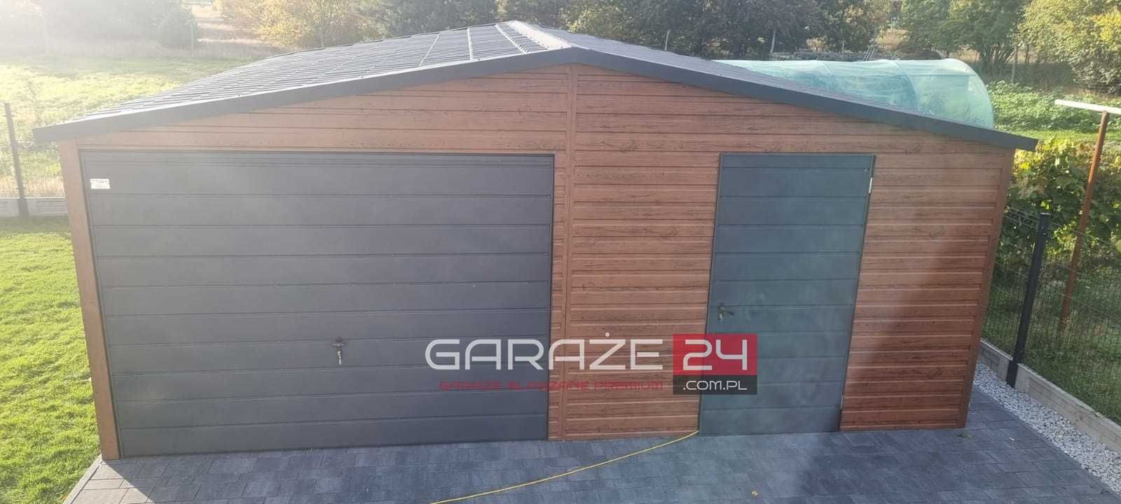 Garaż blaszany PREMIUM 6x5,80m*jakość*profil*  ŚLĄSKIE *producent*