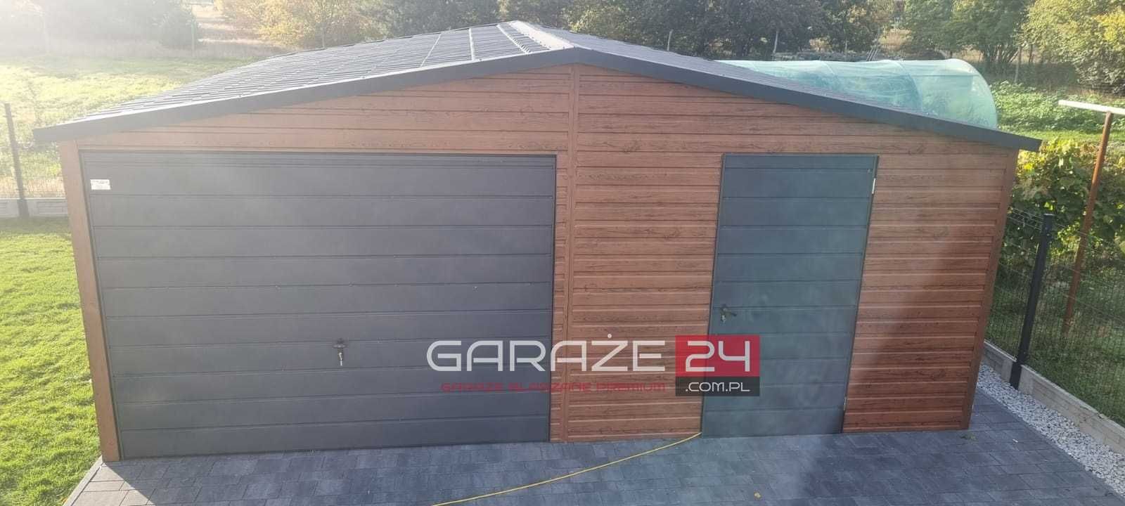 Garaż blaszany 6x5m*PRODUCENT*wybierz jakość*wzmocniony profilem*