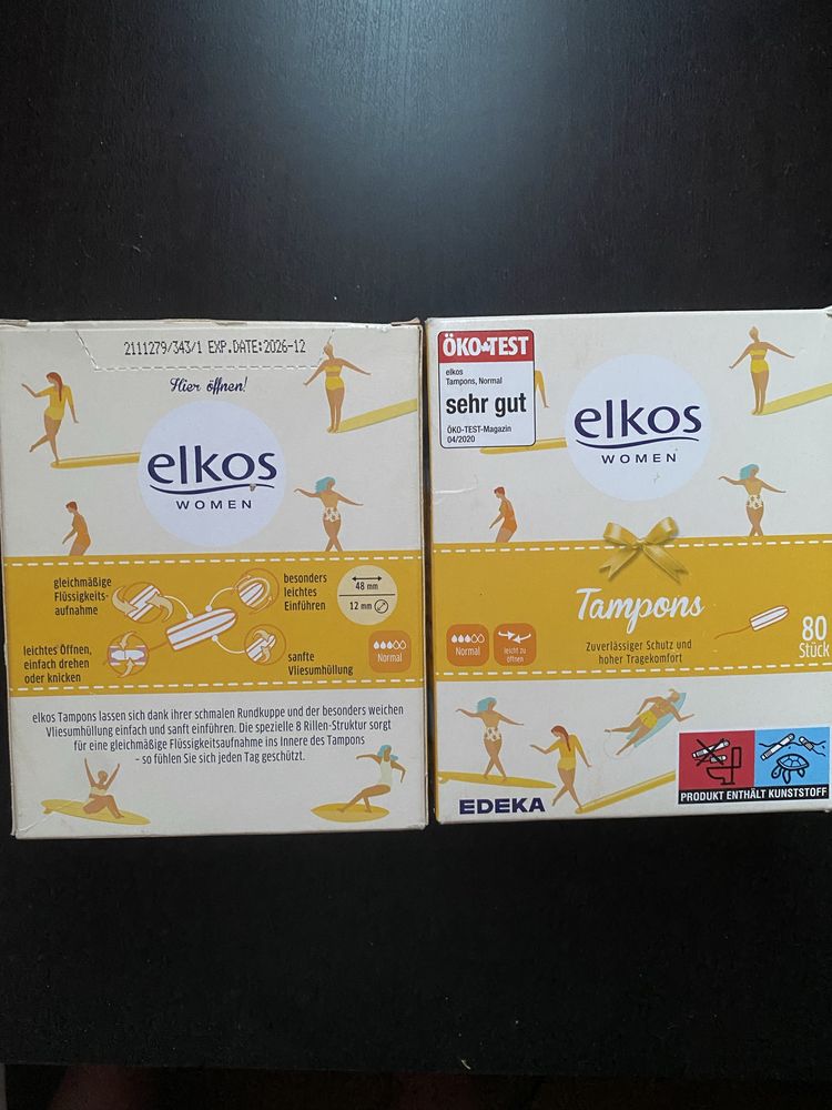 Тампони Elkos  на 3 краплі.