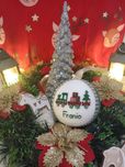 Bombka personalizowana imię haft prezent pudełko