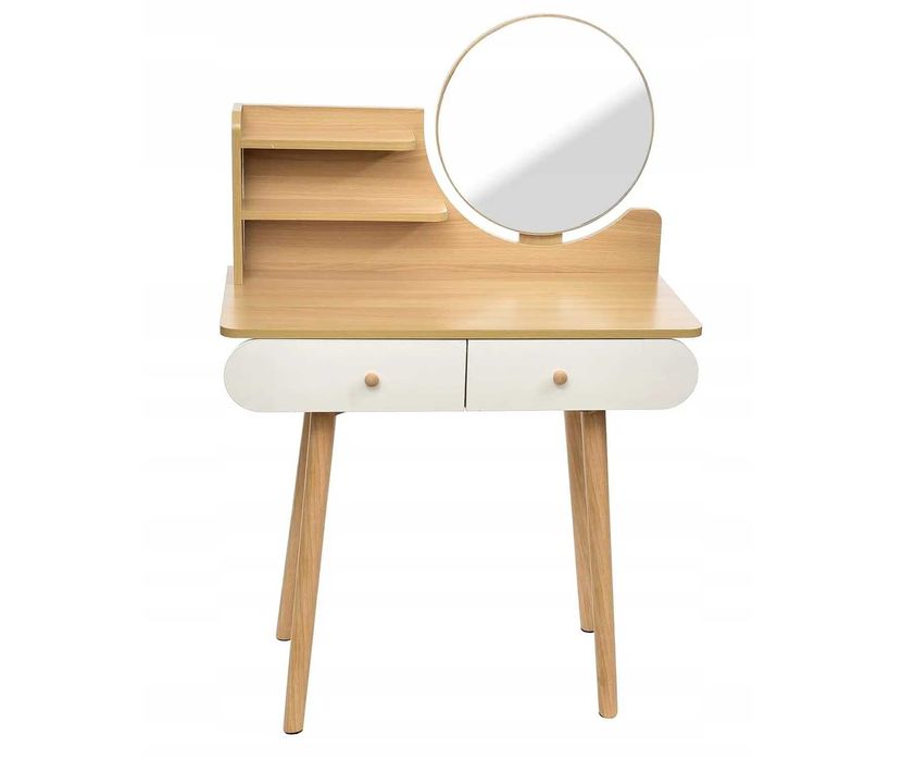 Туалетний столик з круглим дзеркалом/Косметический женский стіл