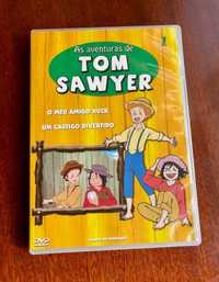 DVDs infantis - Tom Sawyer/Era uma vez o homem