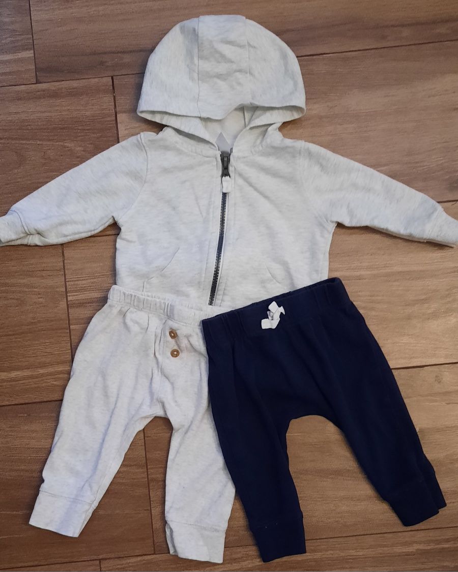 Carters dres Bluza i 2 pary spodni rozmiar 68
