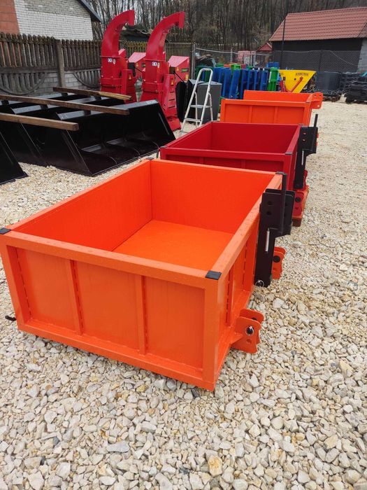 Skrzynia transportowa na tylnego tuza do traktora solidna TRANSPORT