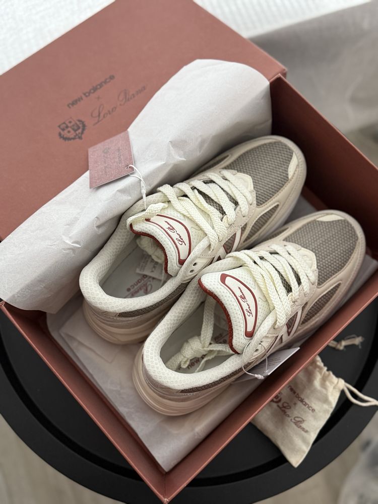 New Balane 990v6 x Loro Piana Raw Cashew кеди кроссовки кросівки жіноч