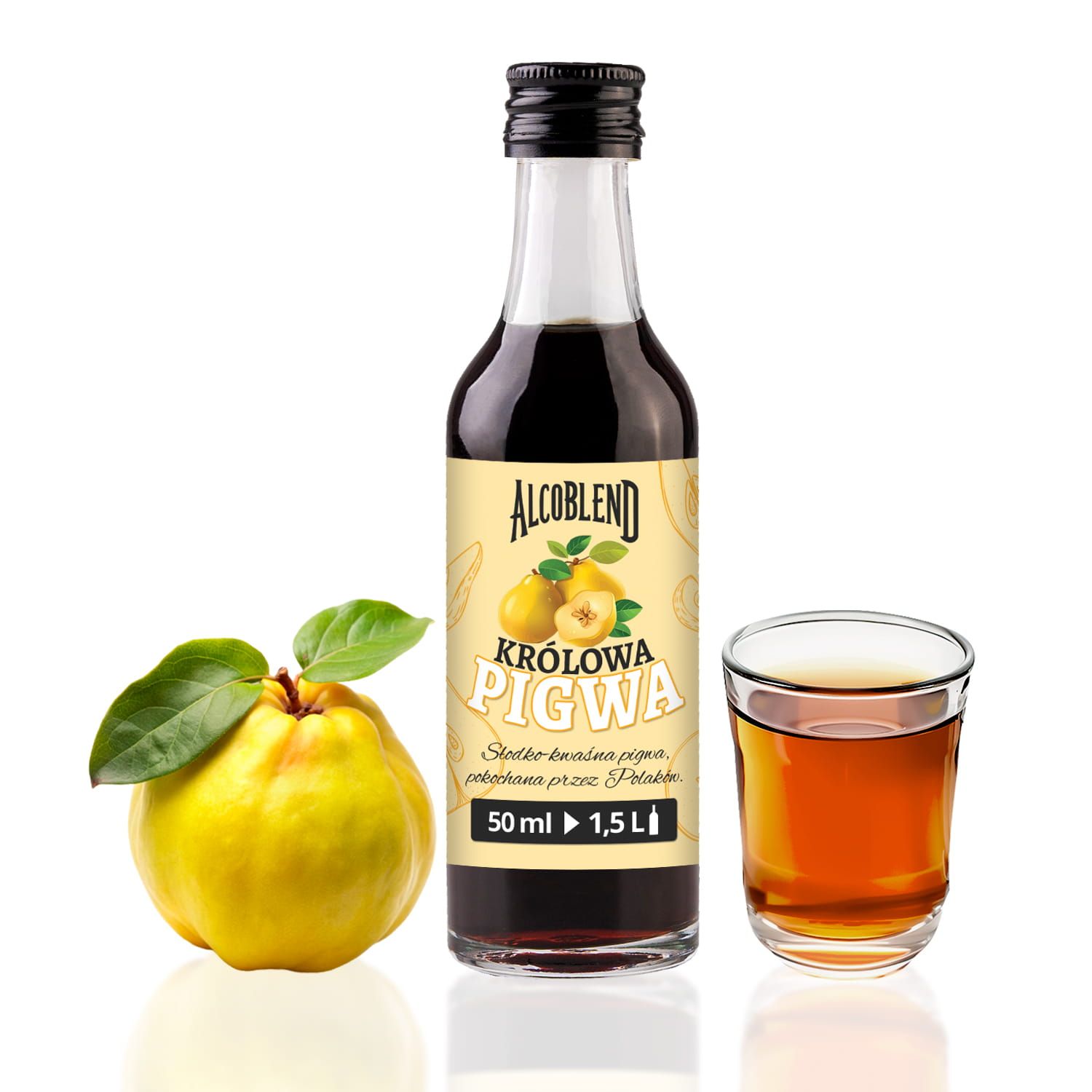 Zaprawka - esencja do alkoholu ALCOBLEND - Królowa Pigwa - 50 ml
