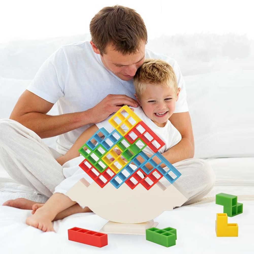 Jogo de tabuleiro para festas , Tetris Balance, Building Block Toys