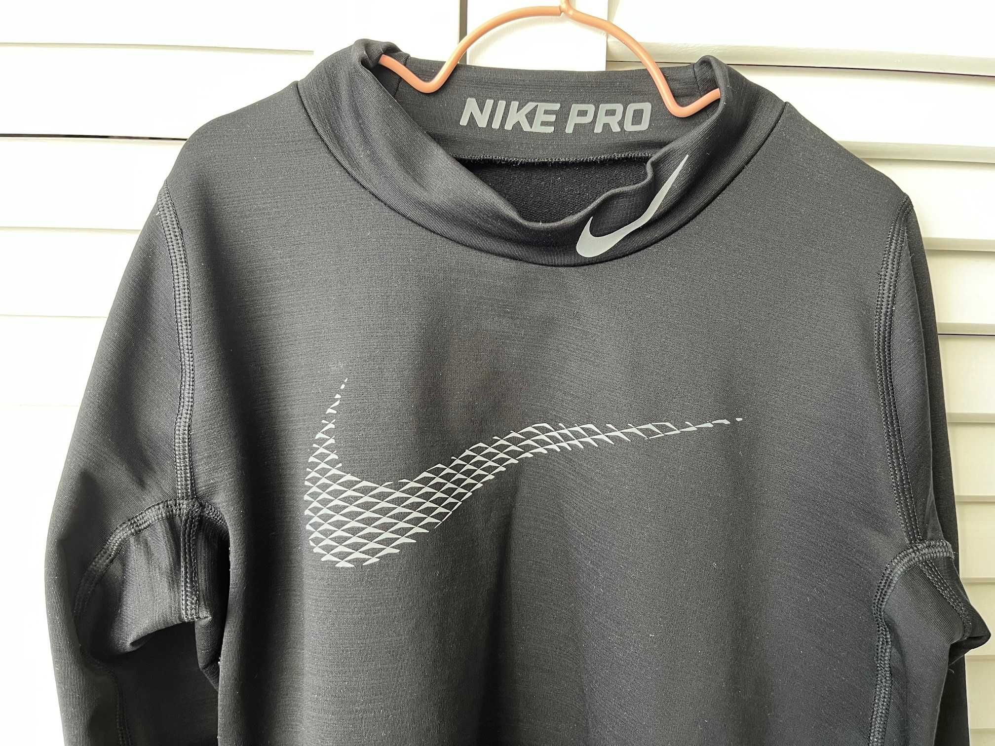 Nike PRO WARM komplet bluzka Spodnie treningowe TERMO termoaktywne