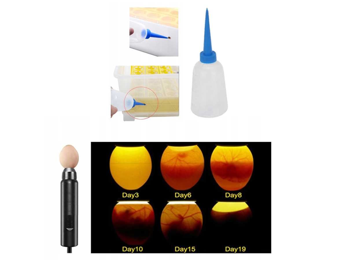 INKUBATOR 230V do 9 jaj DROBIU +Prześwietlarka +nalewak SUPER PREZENT
