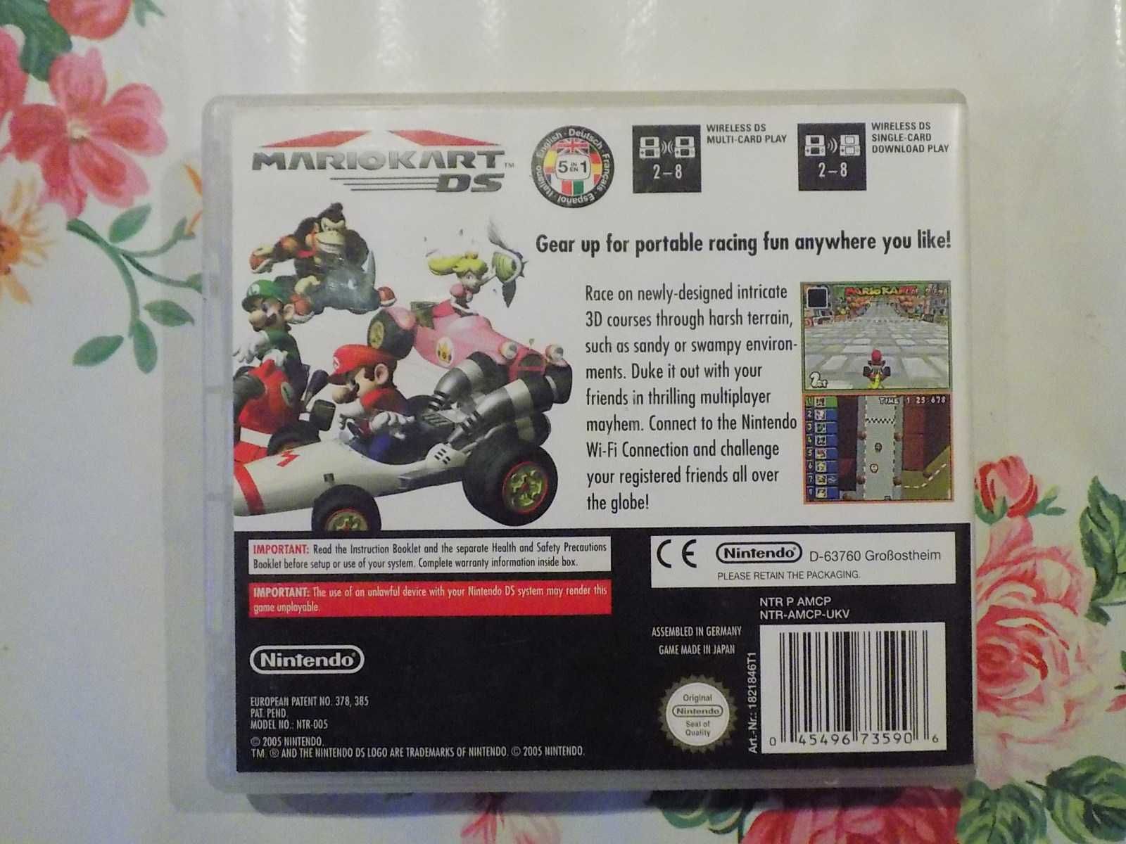 Mario Kart DS - gokarty Luigi na Nintendo DS, DSi, 3DS, 3DS XL New 2DS